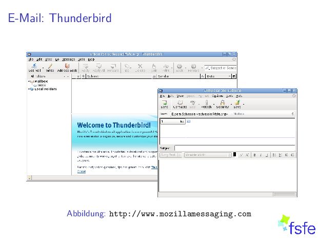 E-Mail:Thunderbird Abbildung: http://www.mozillamessaging.com 