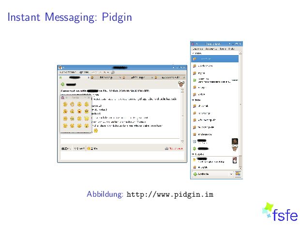 InstantMessaging:Pidgin Abbildung: http://www.pidgin.im 