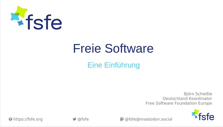 Freie Software - Eine Einführung